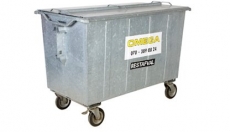 Omega Containers - 1000 liter rolcontainer staal