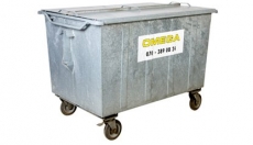 Omega Containers - 1300 liter rolcontainer staal