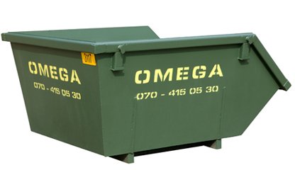 Omega Containers - 3m3 open afzetcontainer