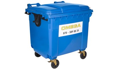 Omega Containers - 1000 liter rolcontainer kunststof PK